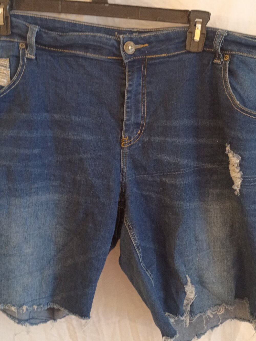 Jean's Denim Brand Women's Size 24W Cut Off Blue Jean Shorts